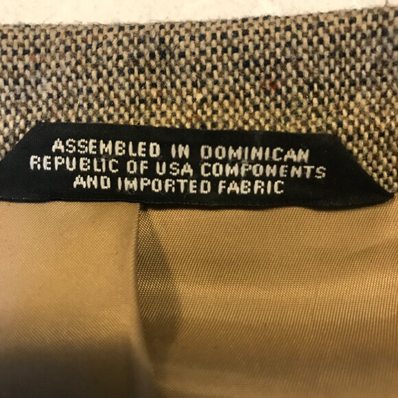 Reed St James Western Wear Blazer Jacket 46L Vintage Tweed 2 Button - Picture 7 of 12